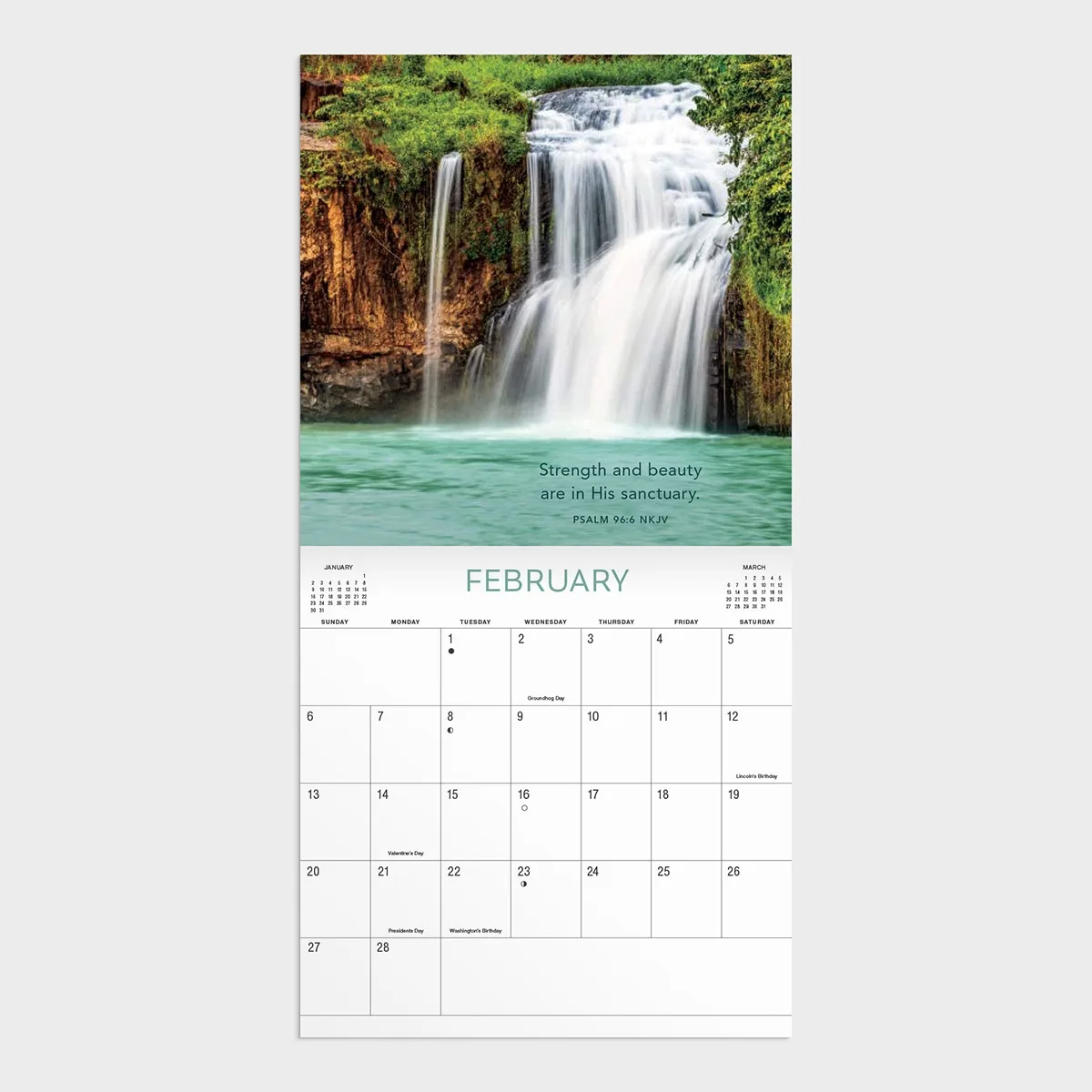 2022 Wall Calendar Bible Verses Koorong