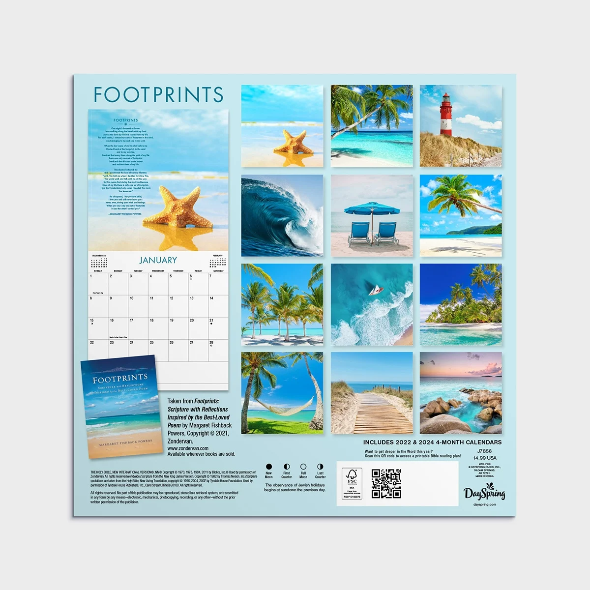 2023 Wall Calendar Footprints Koorong