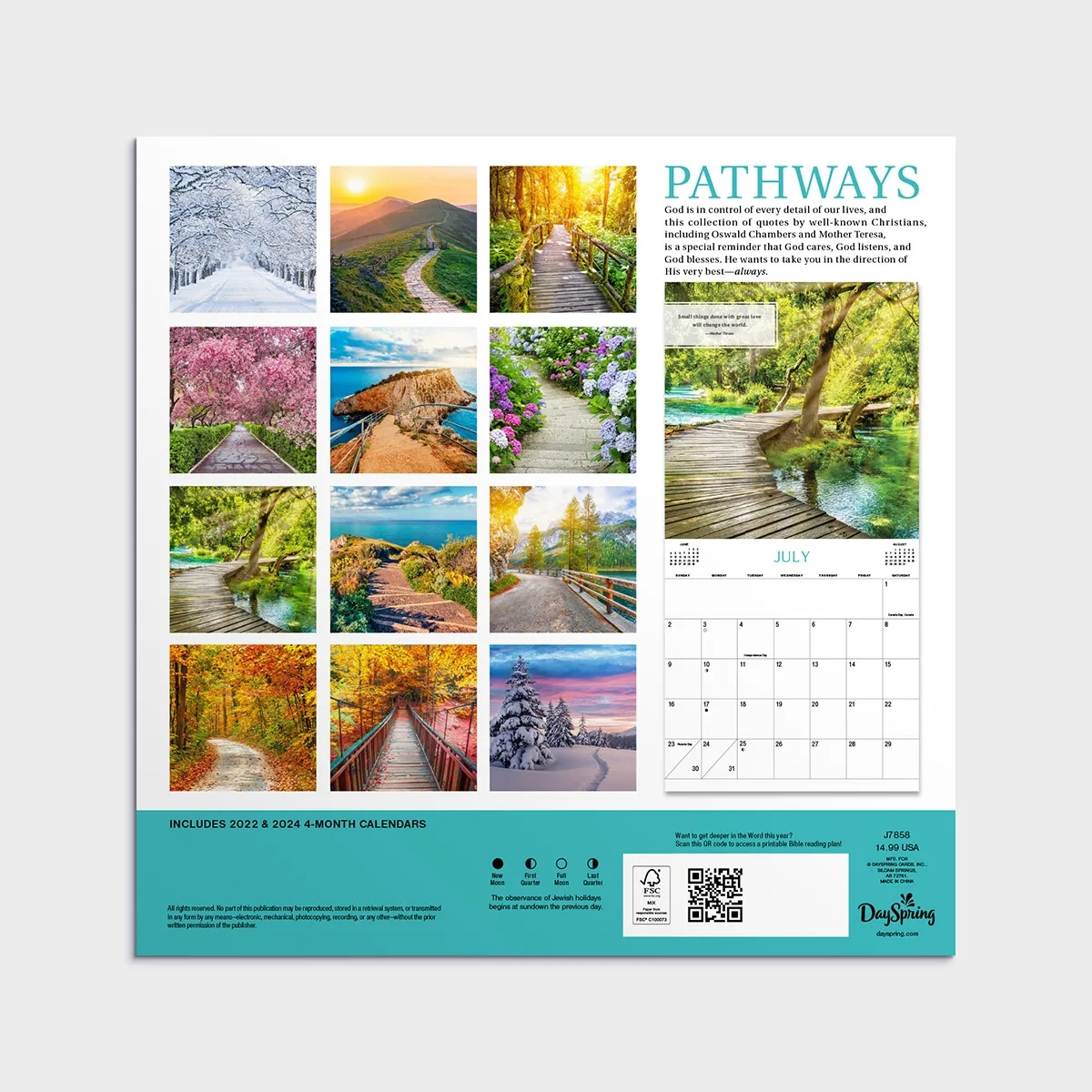 2023 Wall Calendar Pathways Koorong