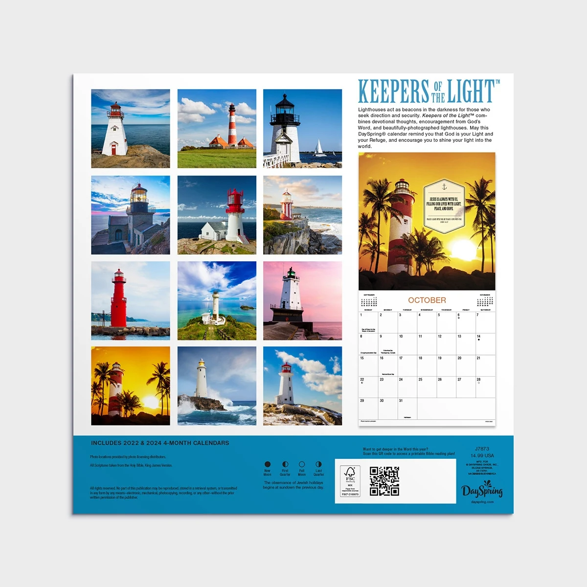 2023 Wall Calendar Keepers of the Light Koorong