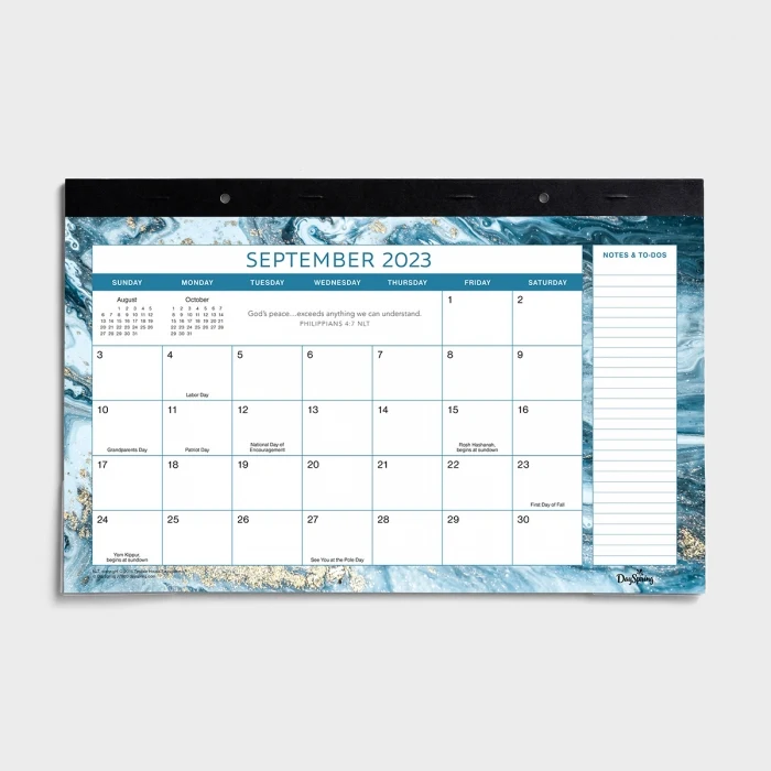 2023 Calendar Desk Pad Marble Koorong