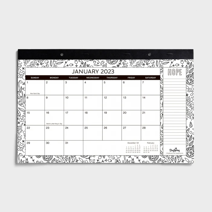 2023 Calendar Desk Pad Doodle Koorong