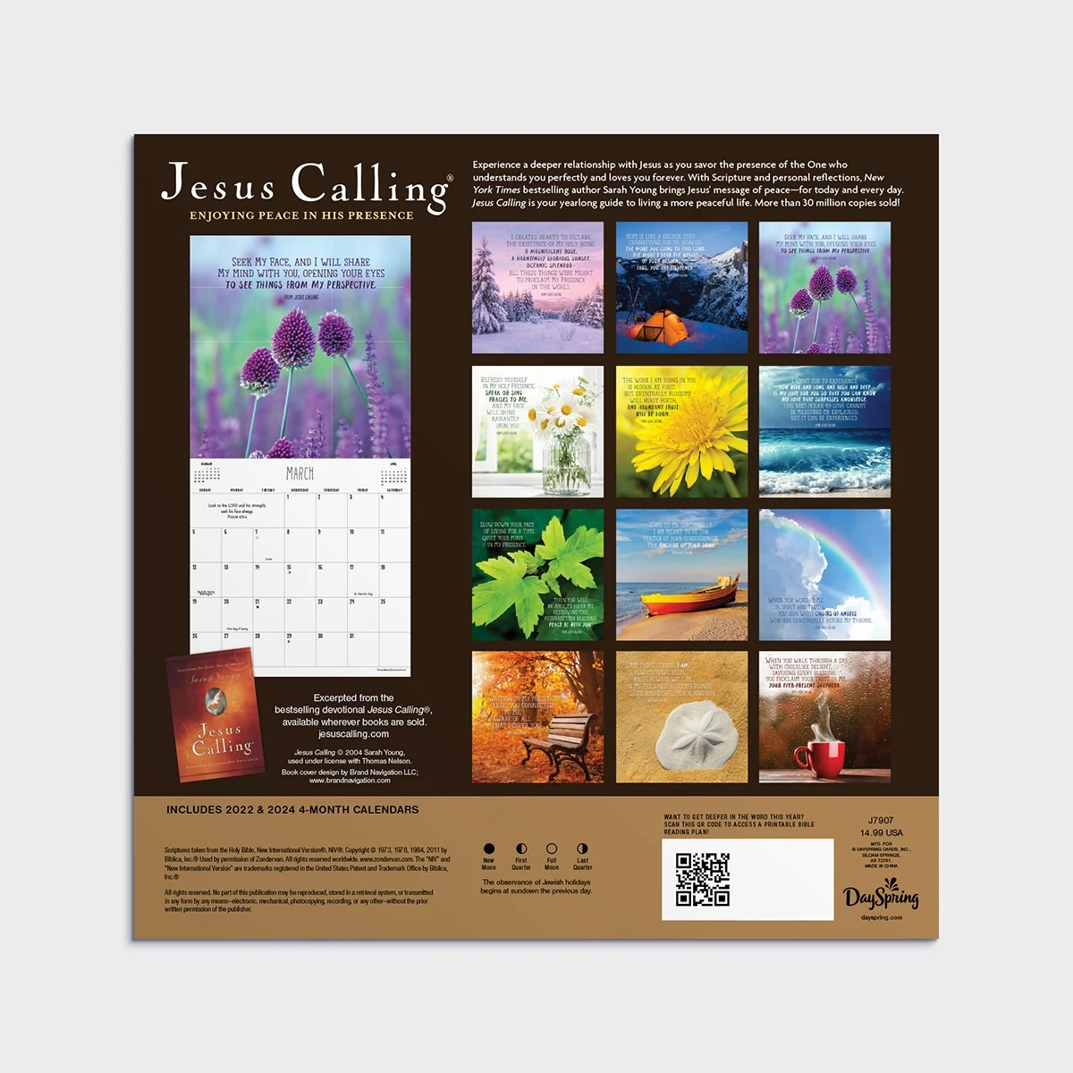 2023 Premium Wall Calendar Jesus Calling Koorong