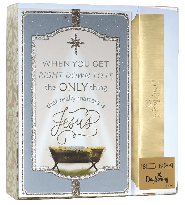 Christmas Boxed Cards: Only Jesus Matters (John 17:3 Niv) | Koorong