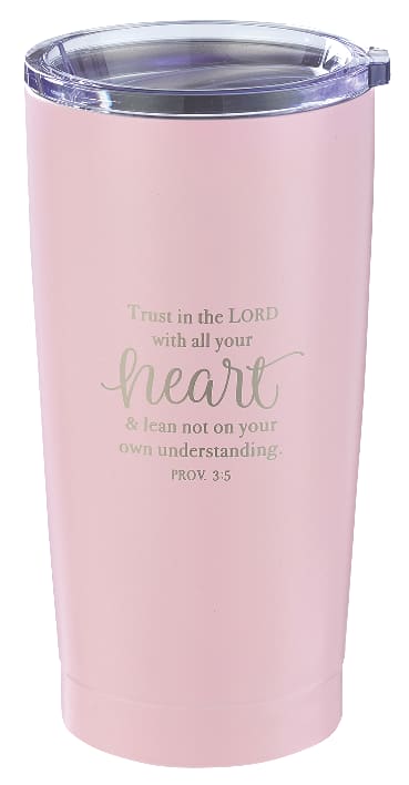 Stainless Steel Mug Trust In The Lord Pinksilver Proverbs 35 Koorong 4174