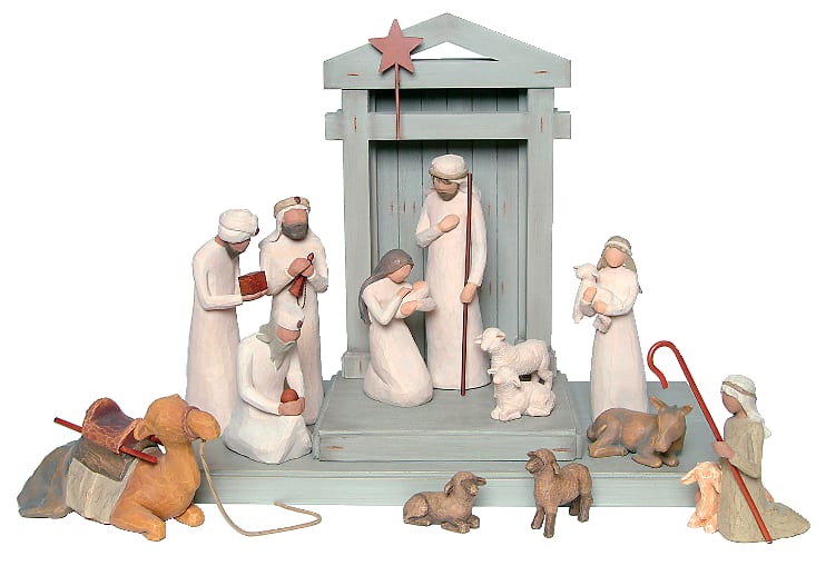 Willow Tree Nativity Set Including Creche | Koorong