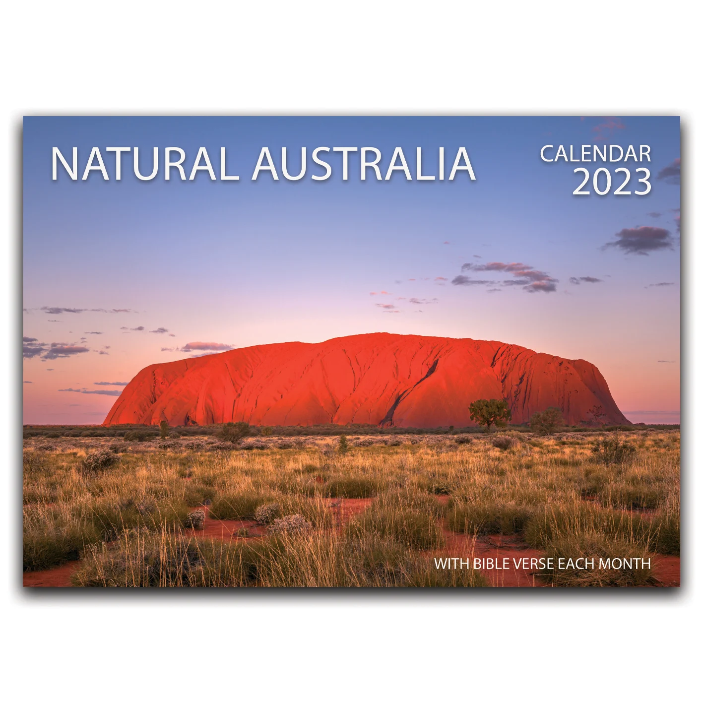 2023 Wall Calendar Natural Australia, Bible Verse on Each Month Koorong