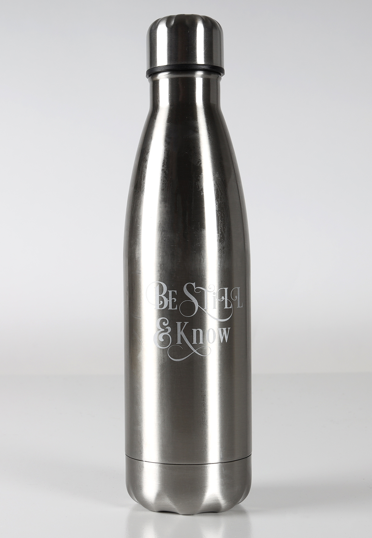 Stainless Steel Water Bottle with Biblical Greek Bible Quote