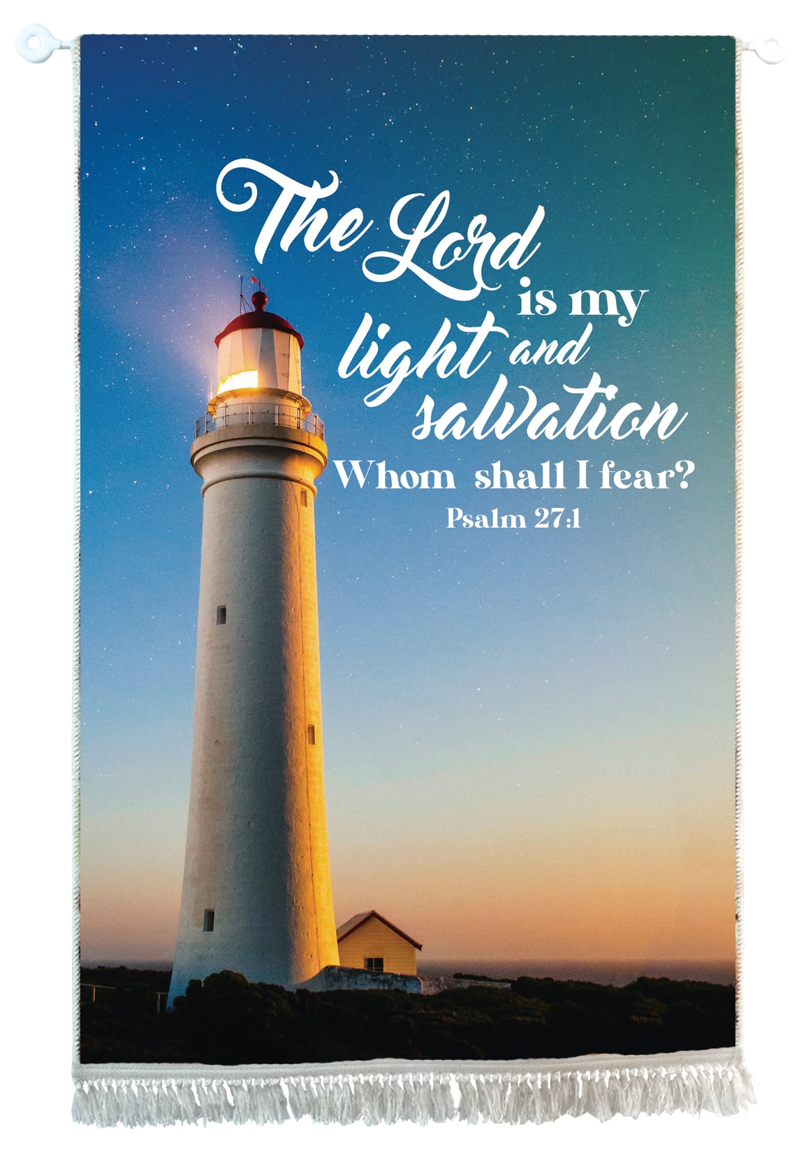 Tapestry With Rod: The Lord is My Light and My Salvation (Psalm 27:1 ...