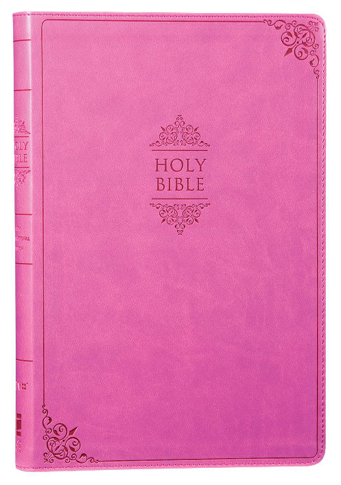 NIV Value Thinline Bible Large Print Pink (Black Letter Edition) | Koorong