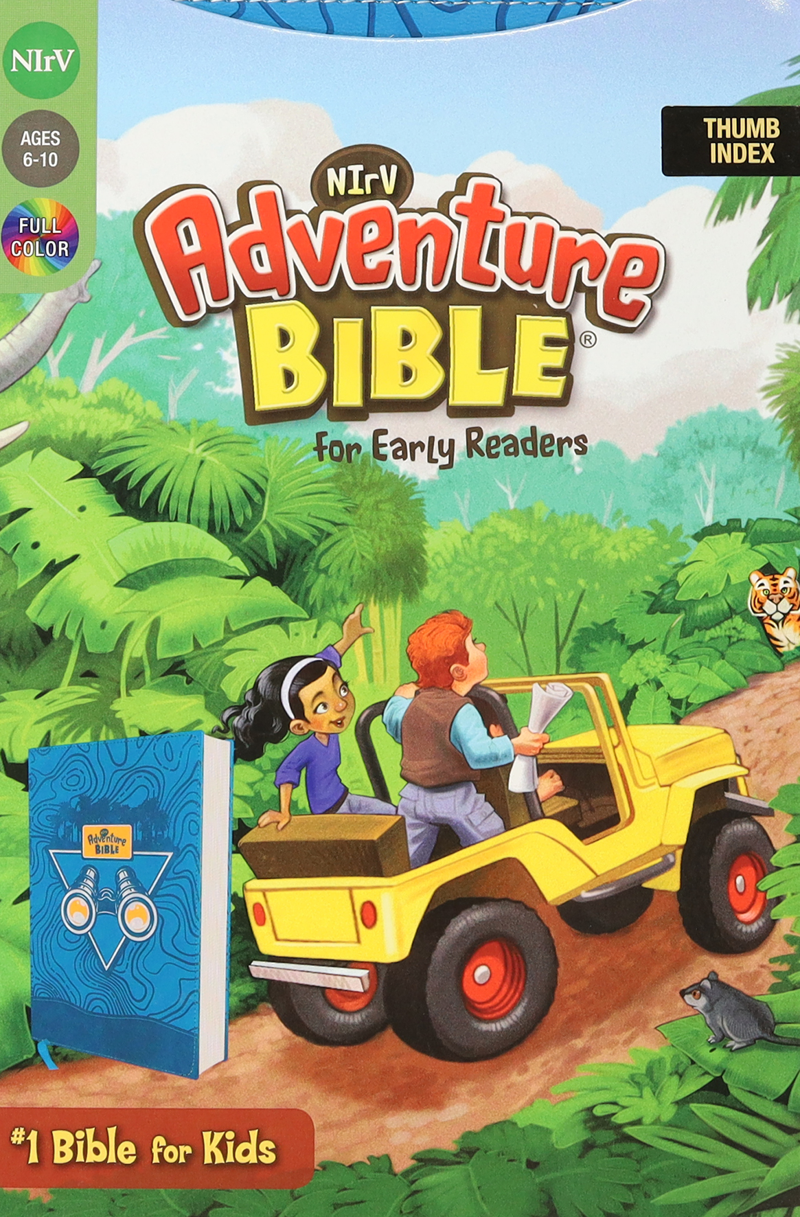 NIrV Adventure Bible for Early Readers Leathersoft Green Full Color