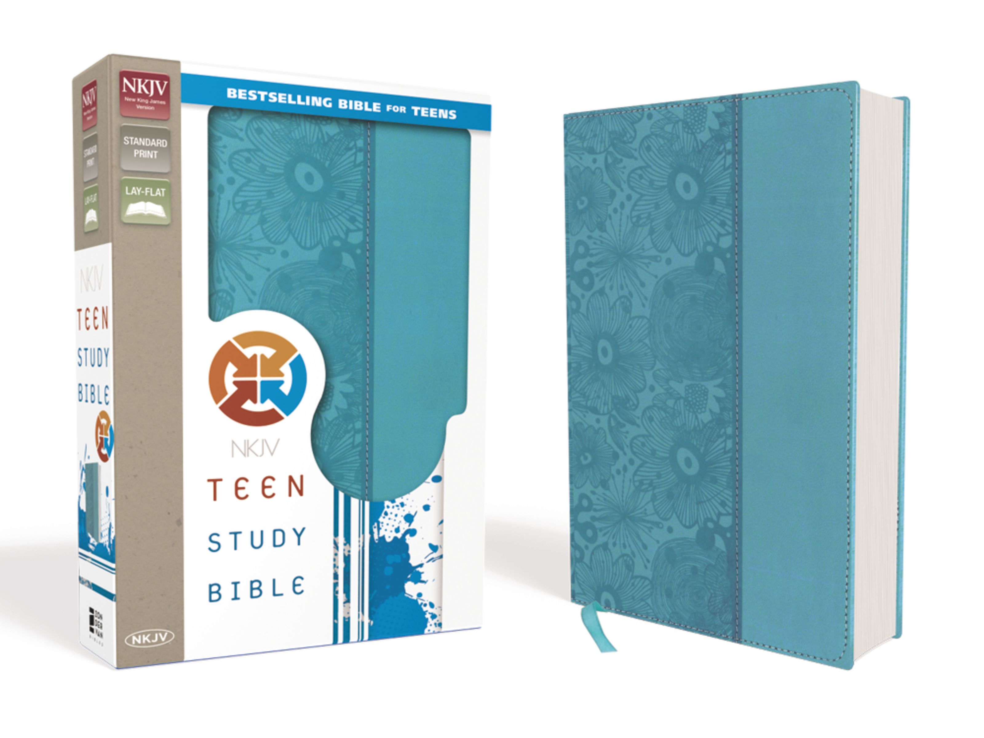 NKJV Teen Study Bible Blue (Black Letter Edition) | Koorong