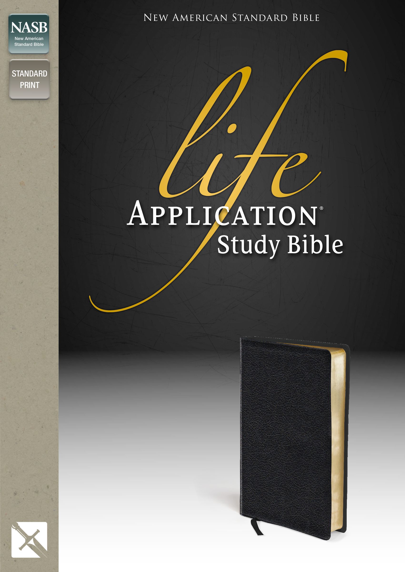 NASB Life Application Study Bible Black (Black Letter Edition) | Koorong