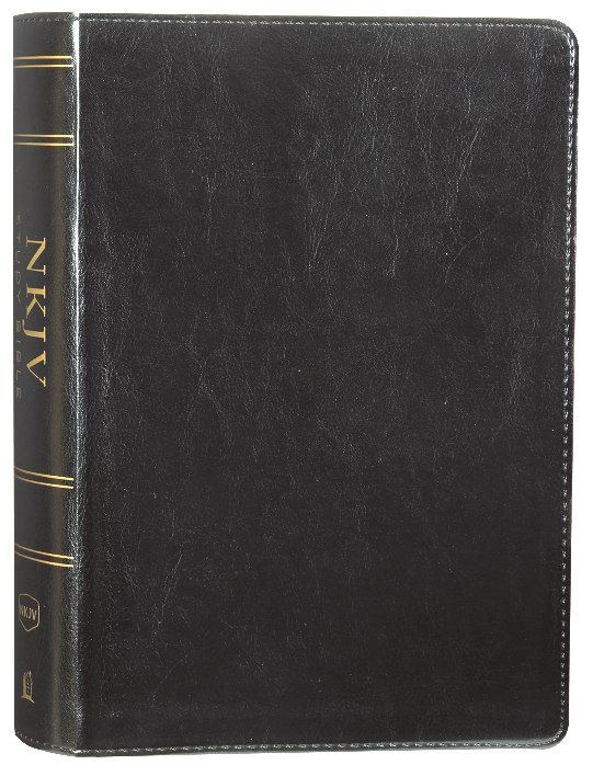 NKJV Study Bible Black FullColor (Black Letter Edition) Koorong