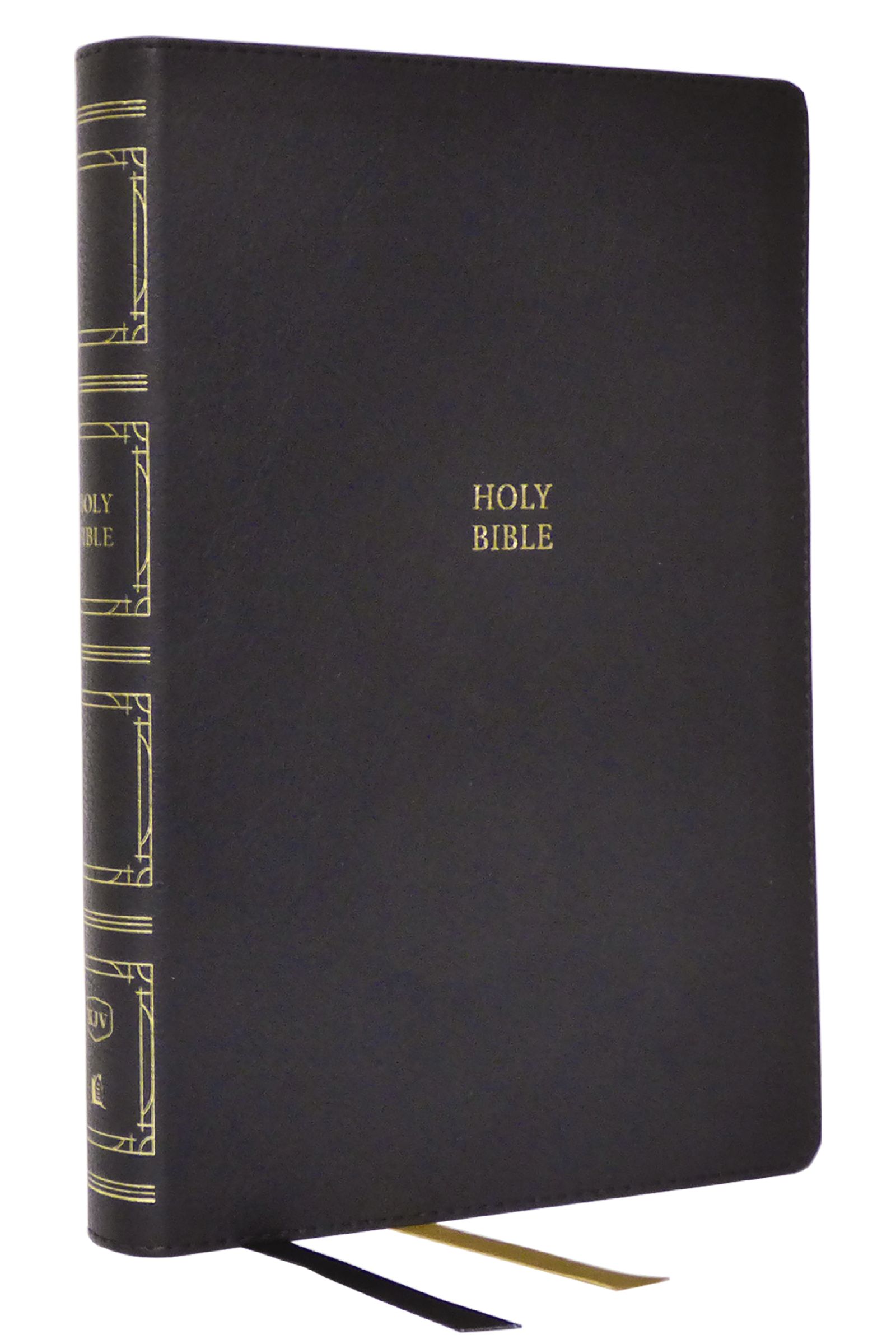 KJV Paragraph-Style Large Print Thinline Bible Black (Red Letter ...