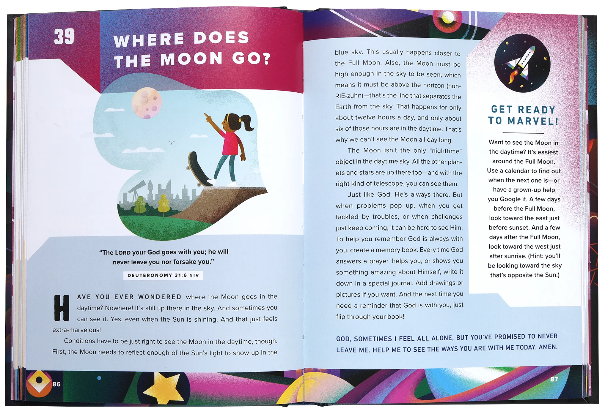 Marvel At the Moon: 90 Devotions to Discover You're Never Alone in God ...