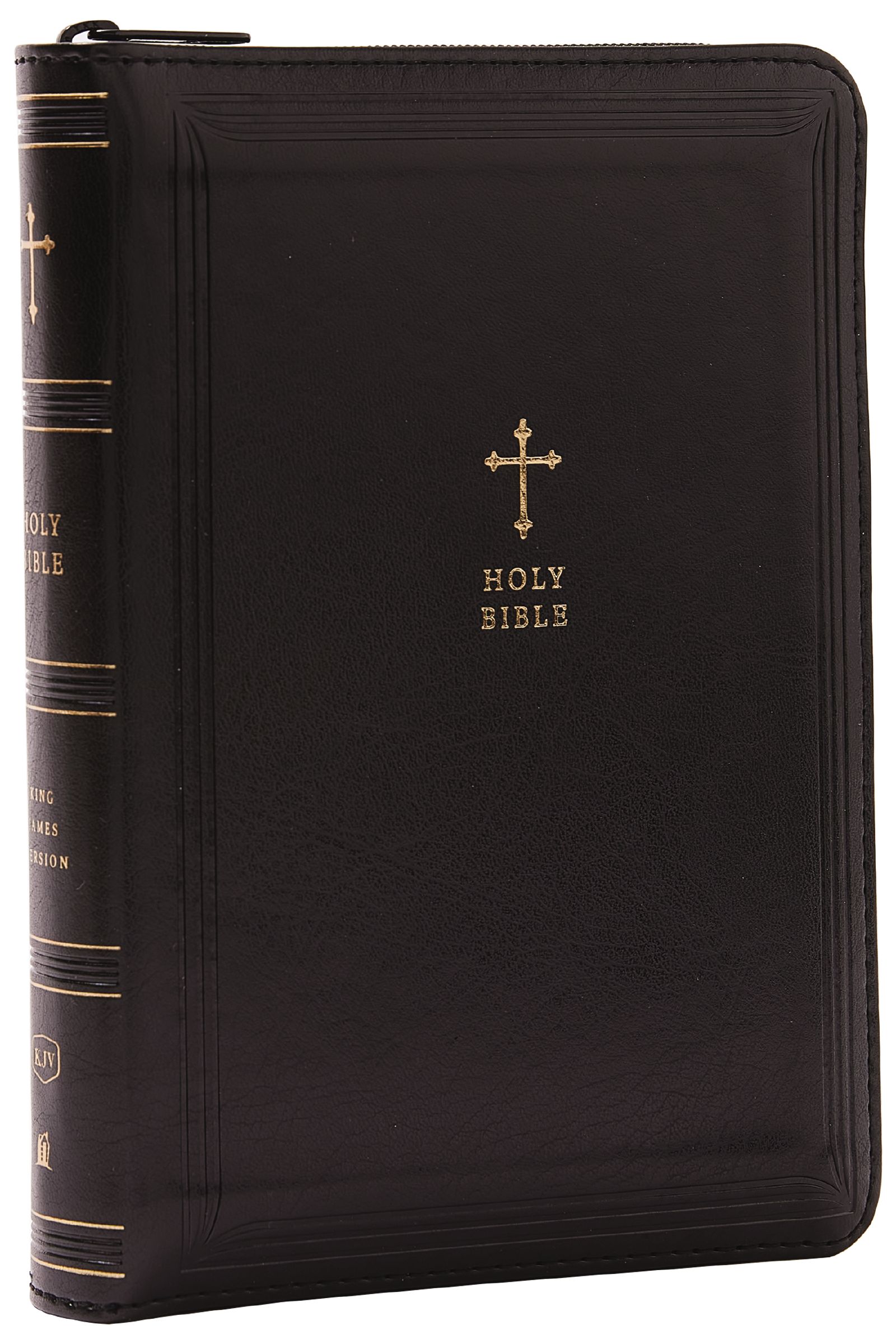 kjv-holy-bible-compact-reference-bible-black-with-zipper-red-letter