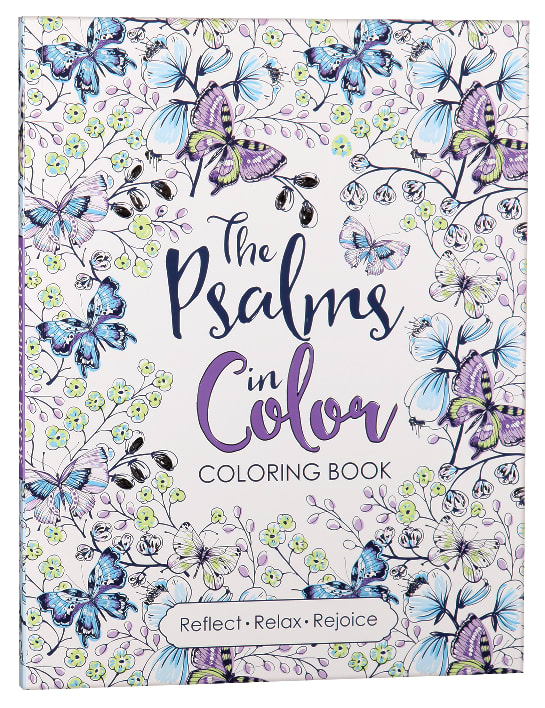 The Psalms in Color Adult Coloring Book #CLR022