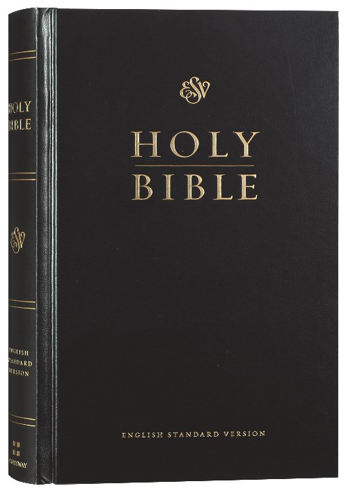 ESV Pew Bible Black (Black Letter Edition) | Koorong