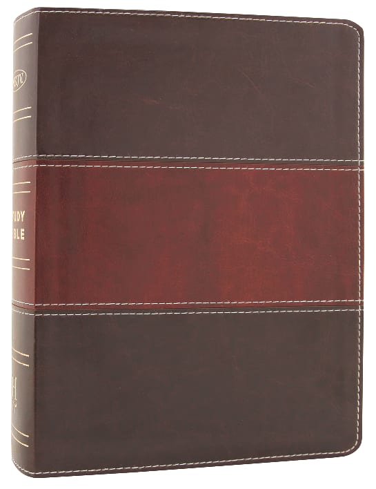 NKJV Holman Study Bible Mahogany (Full Colour) | Koorong