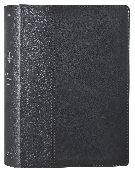 NLT Life Application Study Bible Black/Onyx (Red Letter Edition) (3rd ...