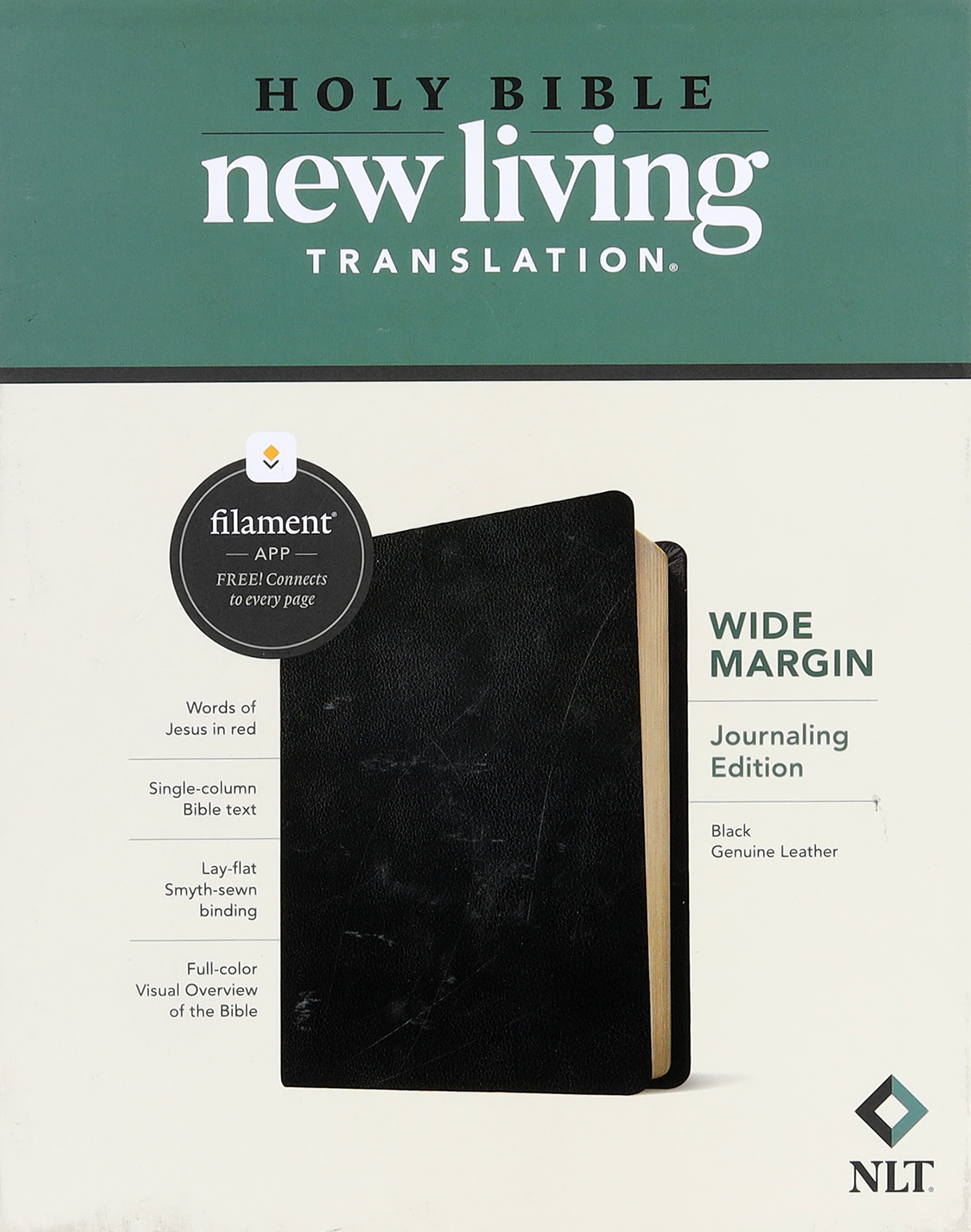 Nlt Wide Margin Bible Filament Enabled Edition Black Red Letter