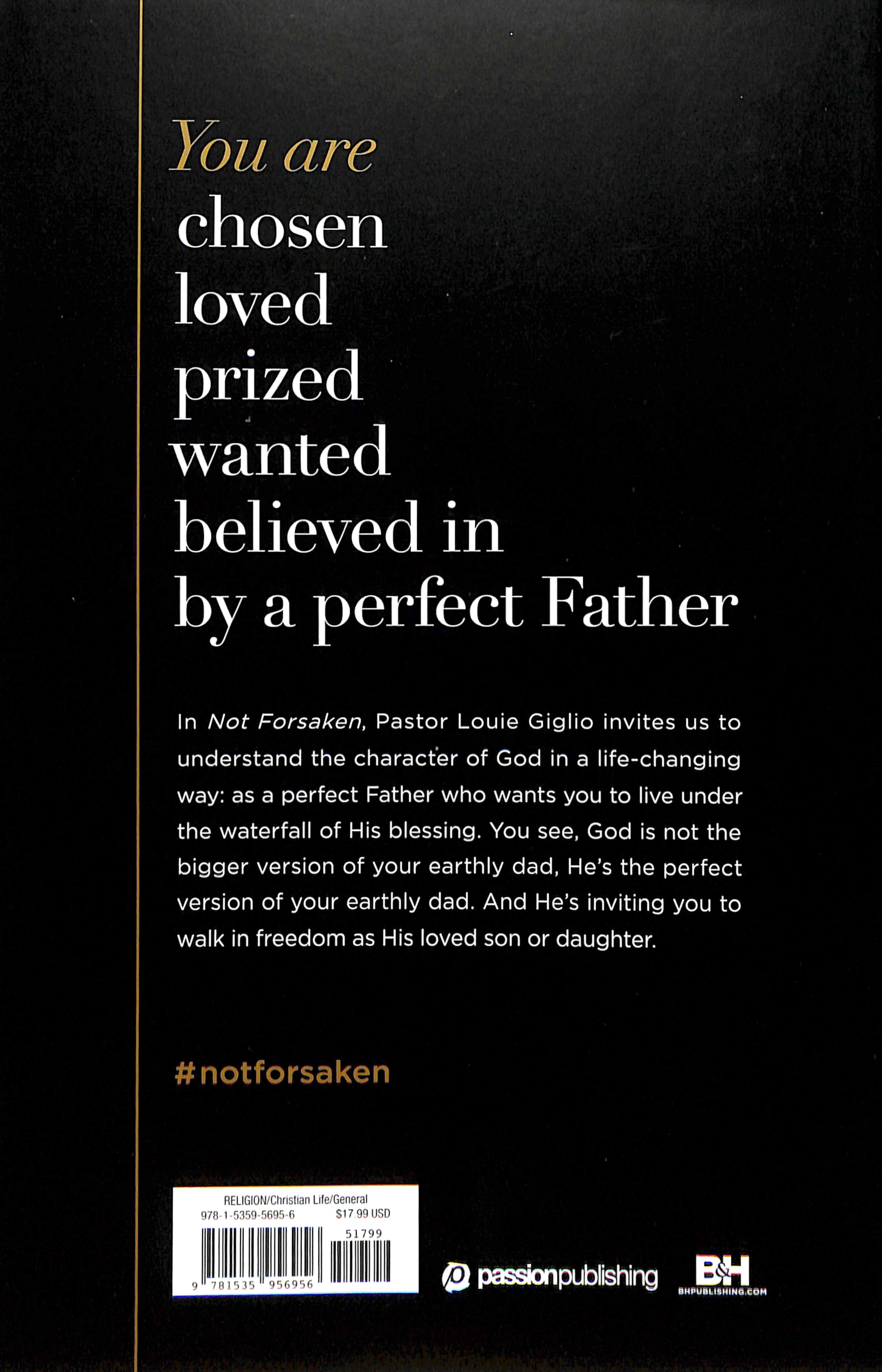 Book Review: Not Forsaken: Finding Freedom as Sons and Daughters