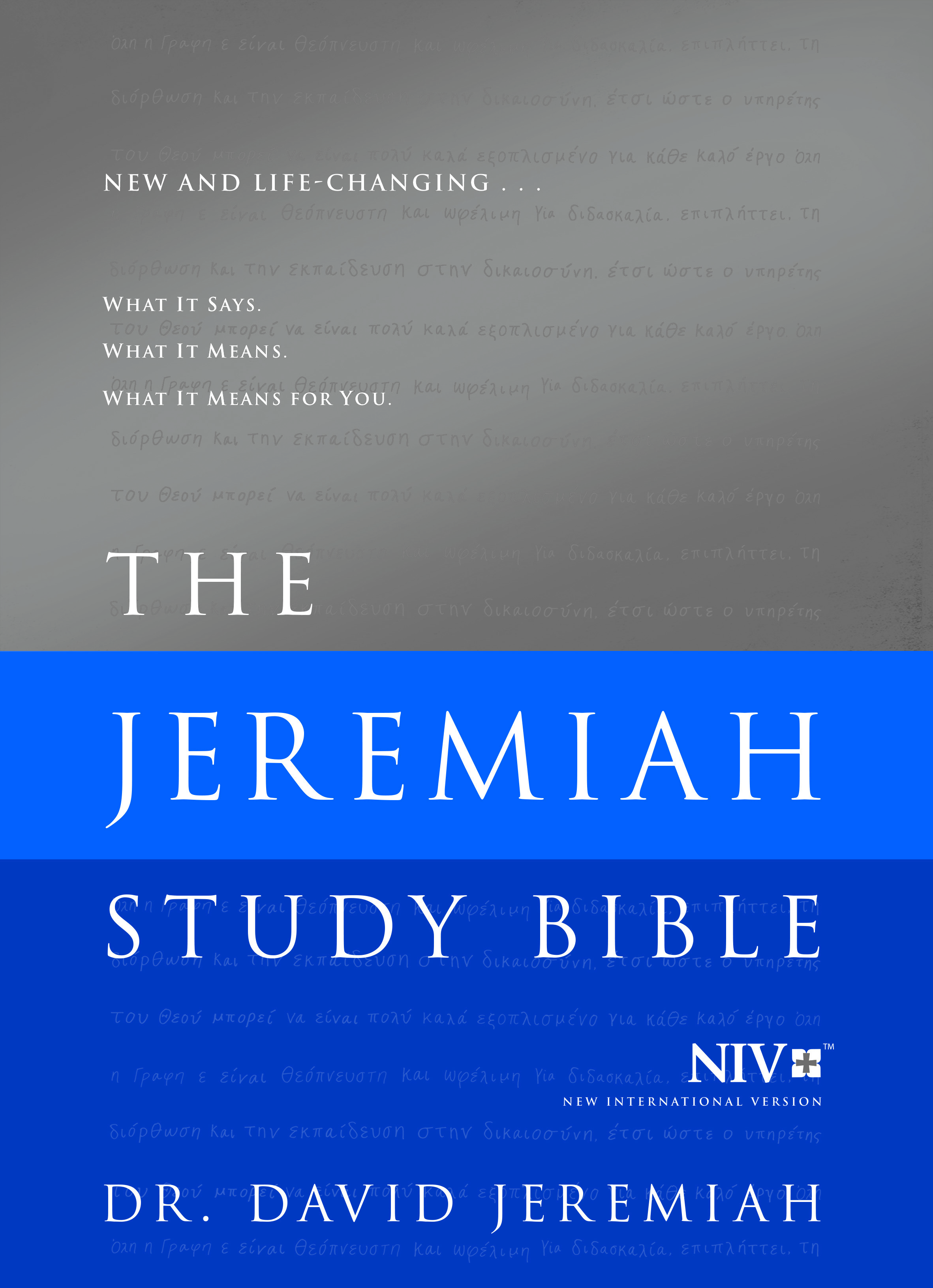 Niv The Jeremiah Study Bible Koorong