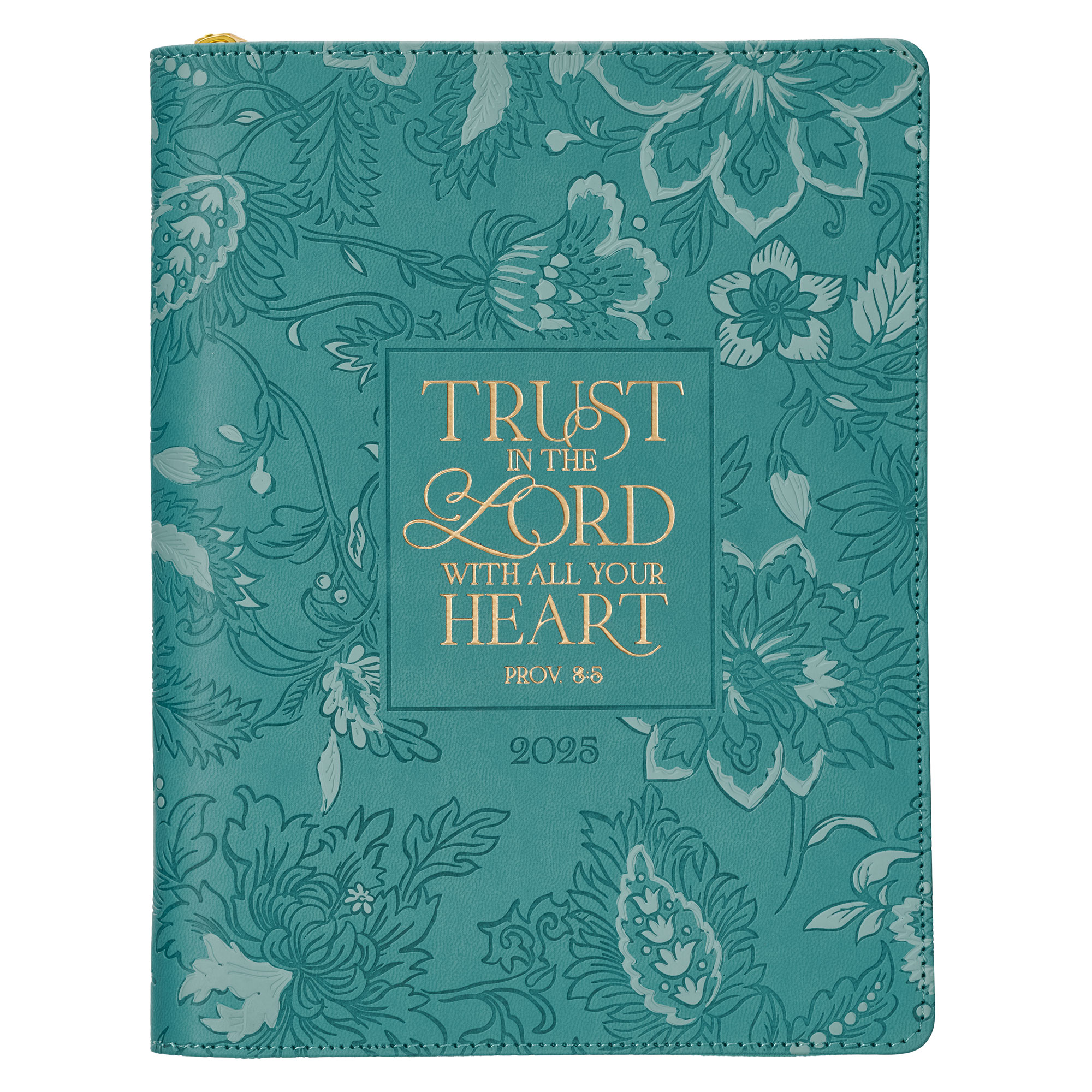 2025 18Month Diary/Planner, Trust in the Lord, Prov. 35, Zippered