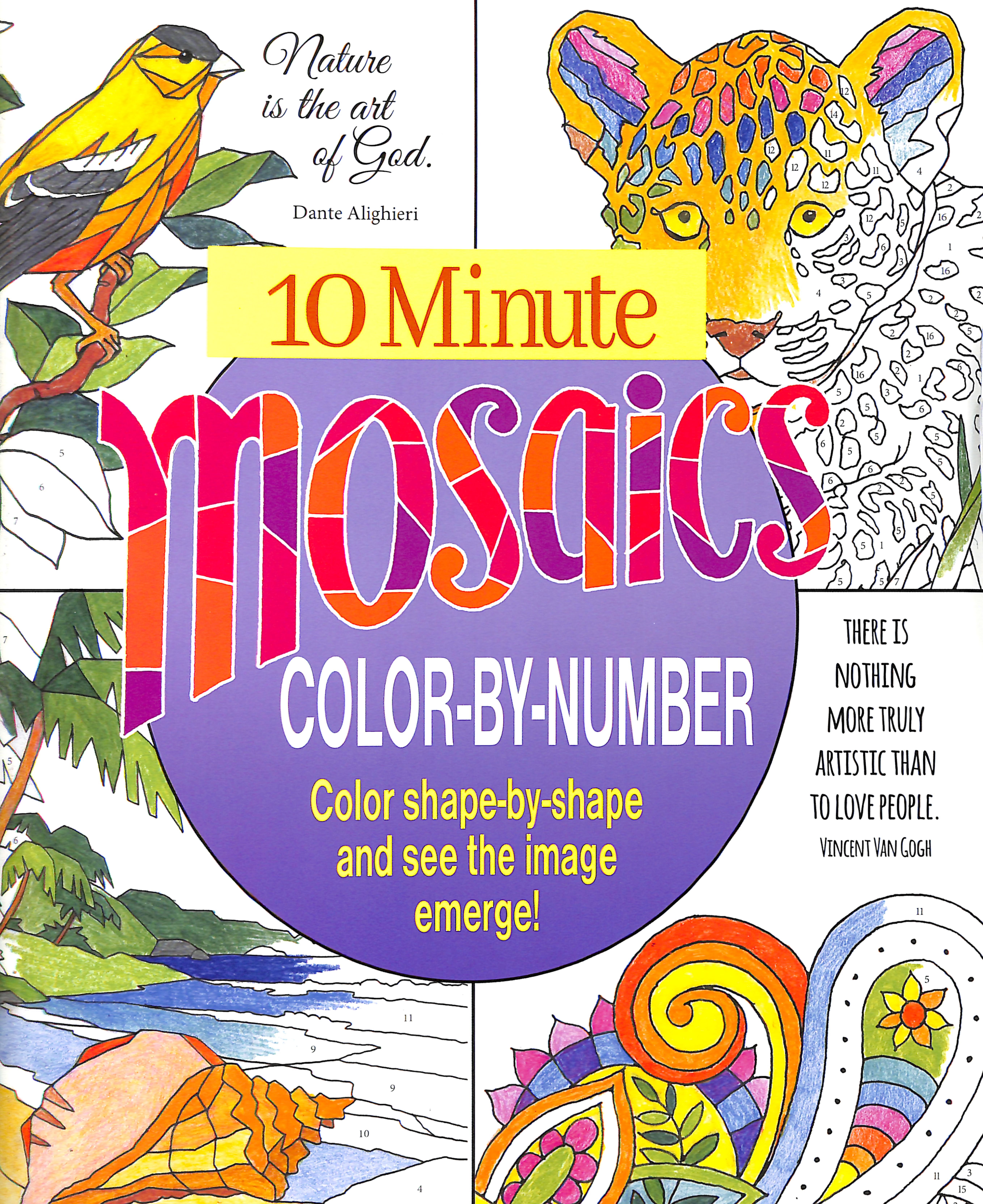 Mosaic Coloring by Letters • COKOGAMES