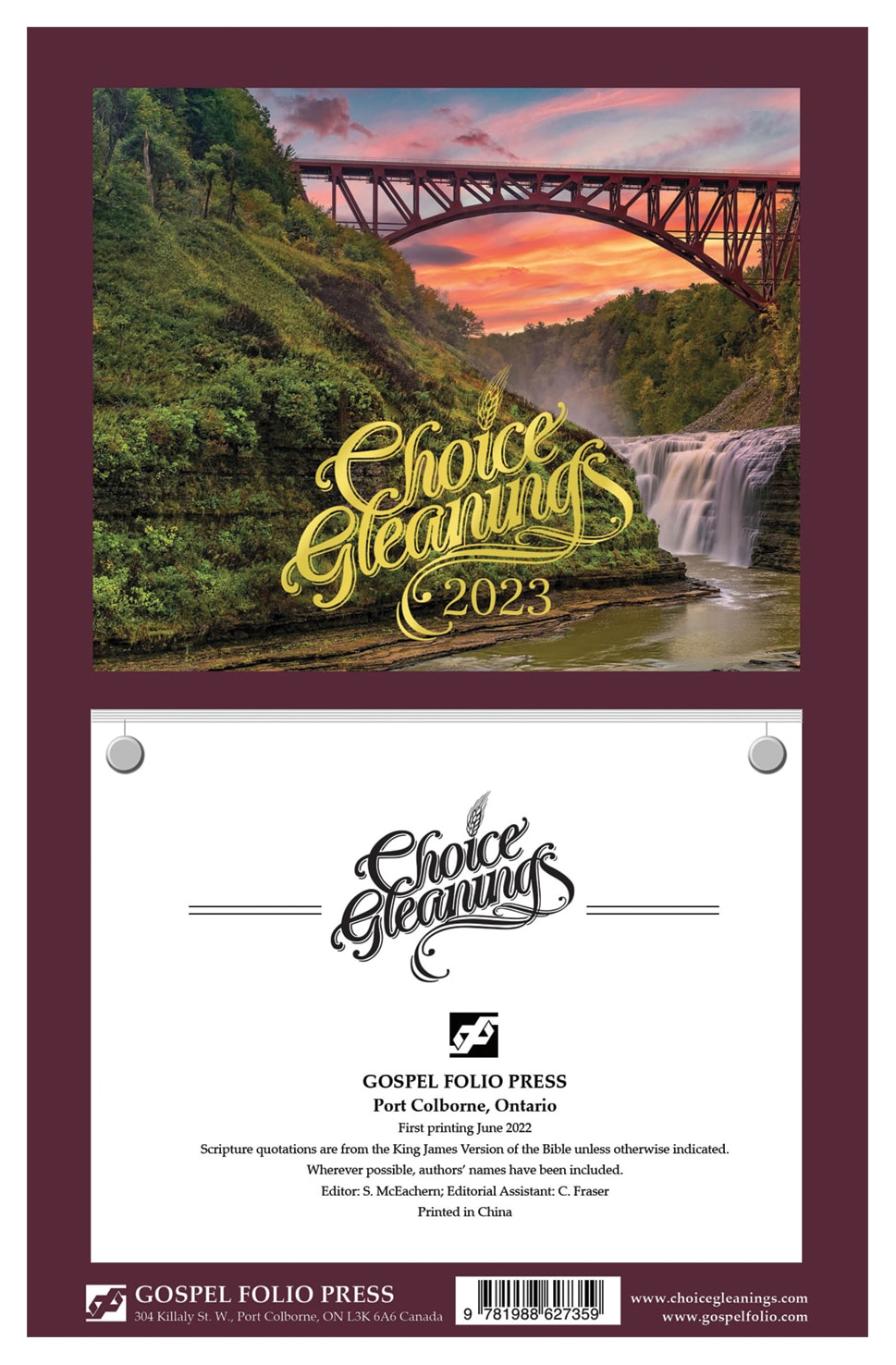 2023 Wall Calendar Choice Gleanings Koorong