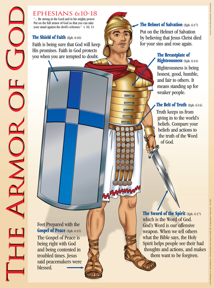 Wall Chart: Armor of God (Laminated) | Koorong