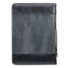 Bible Cover Medium Classic, Be Strong & Courageous, Grey/Black Luxleather (Joshua 1: 9) Bible Cover - Thumbnail 1