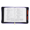 Bible Cover Trendy Medium Plans to Give You Hope and a Future, Purple Floral Luxleather (Jer 29: 11) Bible Cover - Thumbnail 4