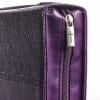 Bible Cover Extra Large: Faith, Purple Pattern, Carry Handle Bible Cover - Thumbnail 6