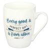 Ceramic Mug: Every Good & Perfect Gift....White/Blue (James 1:17) Homeware - Thumbnail 0