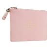 Zipper Pouch: Trust in the Lord, Pale Pink/ Floral Inside Imitation Leather - Thumbnail 2