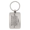 Metal Keyring in Tin: Be Strong & Courageous Jewellery - Thumbnail 1