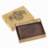 Wallet Brown, 2 Section, Bi-Fold (Jer 17: 7) (Blessed Man Collection) Genuine Leather - Thumbnail 1