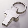 Quality Metal Keyring: Cross, God's Faithfulness Never Fails Jewellery - Thumbnail 0