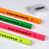 Dry Highlighter Pencil Set With Sharpener: Jumbo Size Stationery - Thumbnail 3