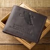 Mens Genuine Leather Wallet Tan: Eagle Soft Goods - Thumbnail 1