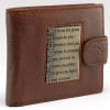 Mens Genuine Leather Wallet Brown: I Know the Plans Soft Goods - Thumbnail 3