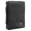 Bible Cover Medium Polyester Canvas With Fish Emblem in Black Bible Cover - Thumbnail 3