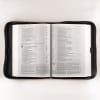 Bible Cover Classic Large: Guidance Proverbs 3:6 Black Luxleather Bible Cover - Thumbnail 2