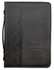Bible Cover Classic Large: Guidance Proverbs 3:6 Black Luxleather Bible Cover - Thumbnail 0