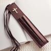 Bookmark With Two Pen Holders in Purple Stationery - Thumbnail 3
