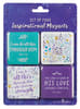 Inspirational Magnet Pack: I Can Do All This Through....Purple/Floral (Phil 4:13) Pack - Thumbnail 0