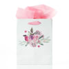 Gift Bag Medium: Be Joyful Always, Floral, Rejoice Collection, Incl Tissue Paper and Gift Tag Stationery - Thumbnail 1