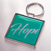 Metal Keyring: Hope, Blue - Blessed Are Those Who Hope is in the Lord Jewellery - Thumbnail 1
